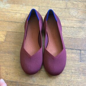 Rothy’s flats red & Burgundy size 8 1/2